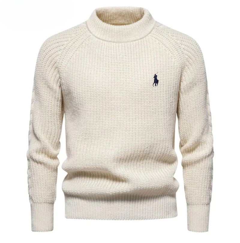 Katoenen crewneck trui