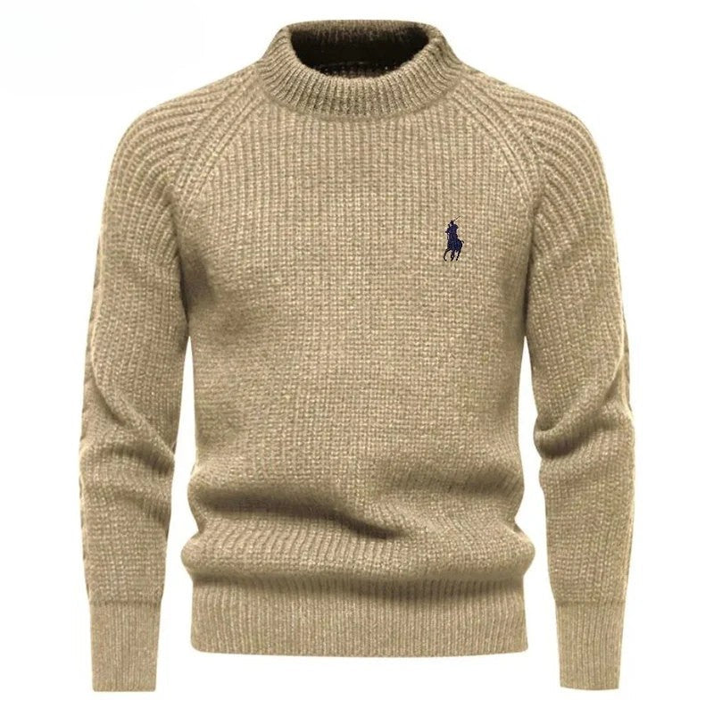 Katoenen crewneck trui
